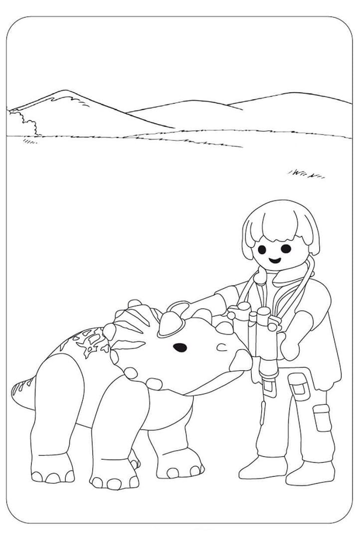 Desenho dePlaymobil 24 para colorir