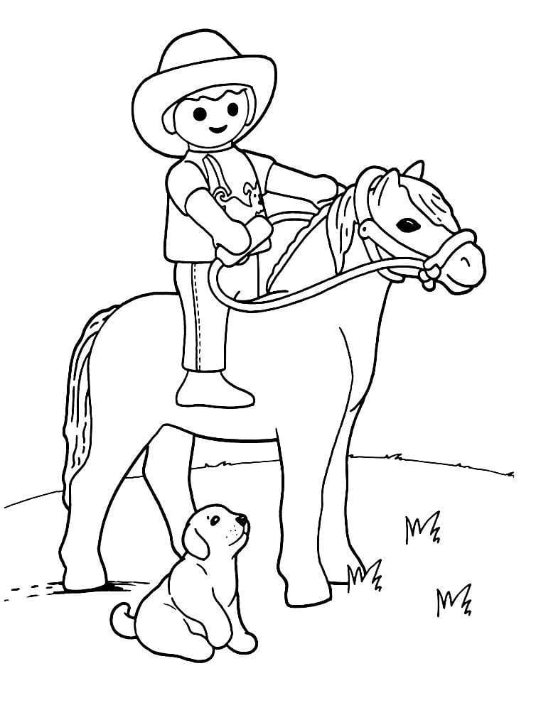 Desenho dePlaymobil 33 para colorir