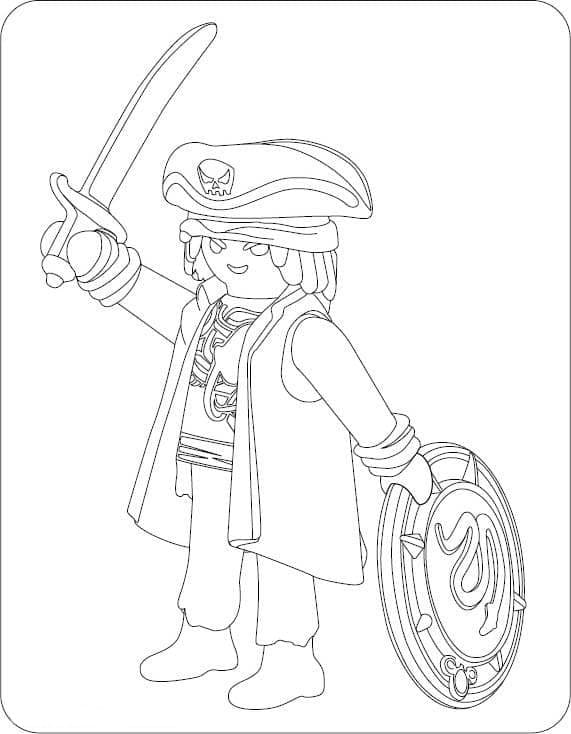 Desenho dePlaymobil 35 para colorir