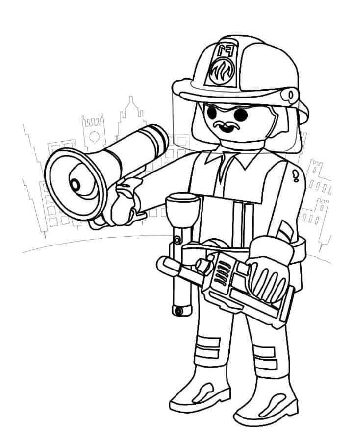 Desenho dePlaymobil 39 para colorir