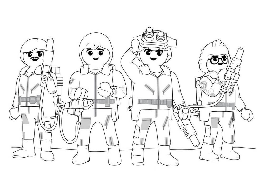 Desenho dePlaymobil 5 para colorir