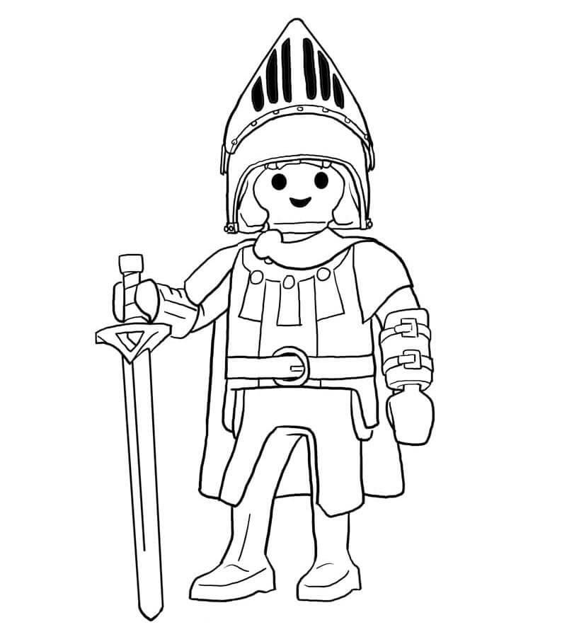 Desenho dePlaymobil 9 para colorir