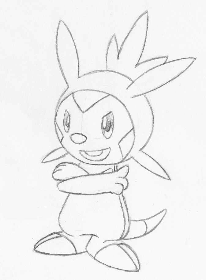 Desenho de Pokemon Chespin 2 para colorir