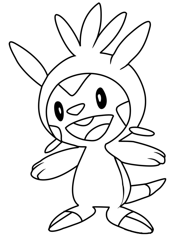 Desenho de Pokemon Chespin 5 para colorir