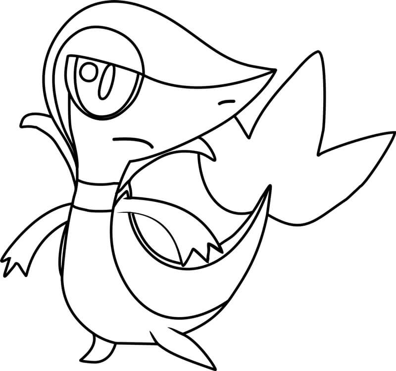 Desenho de Pokemon Snivy 1 para colorir