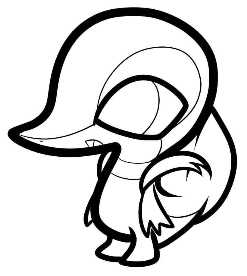 Desenho de Pokemon Snivy 6 para colorir