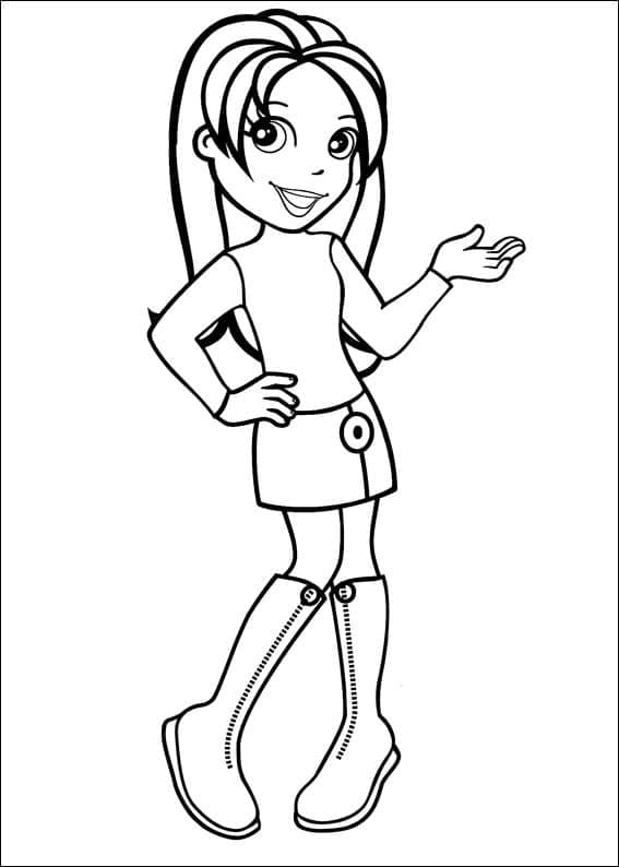 Desenho dePolly Pocket 17 para colorir