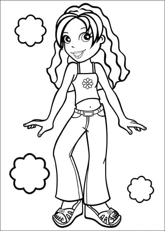 Desenho dePolly Pocket 18 para colorir