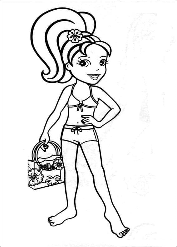 Desenho dePolly Pocket 2 para colorir