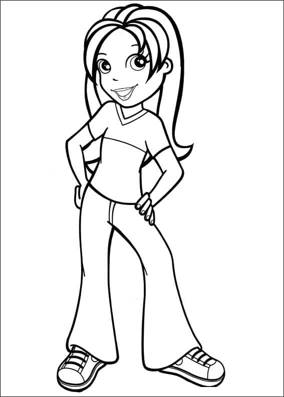 Desenho dePolly Pocket 25 para colorir