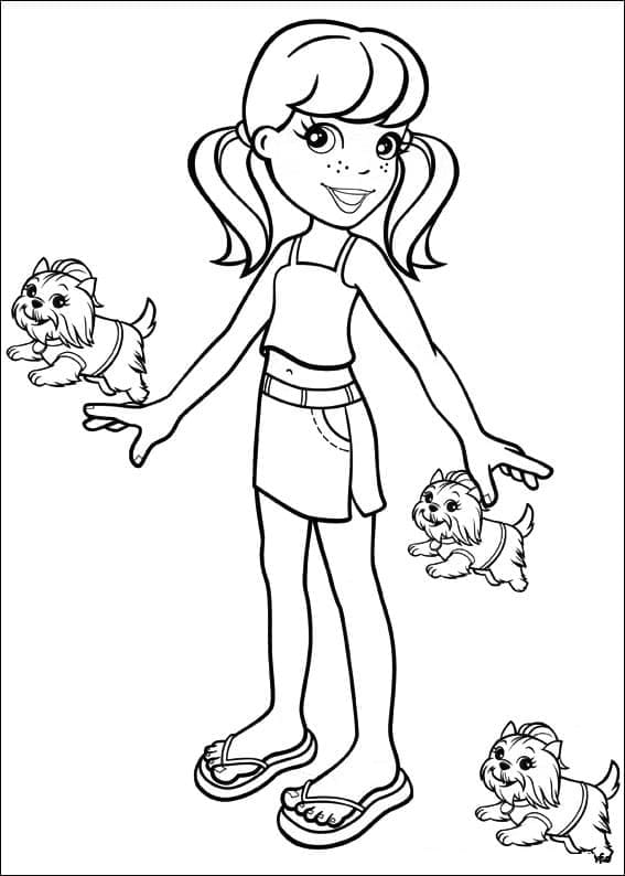 Desenho dePolly Pocket 28 para colorir