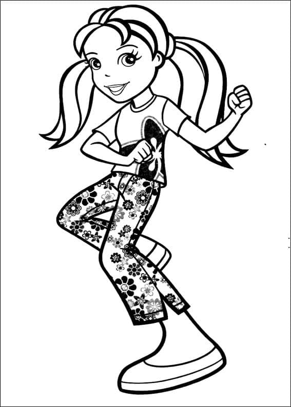 Desenho dePolly Pocket 3 para colorir