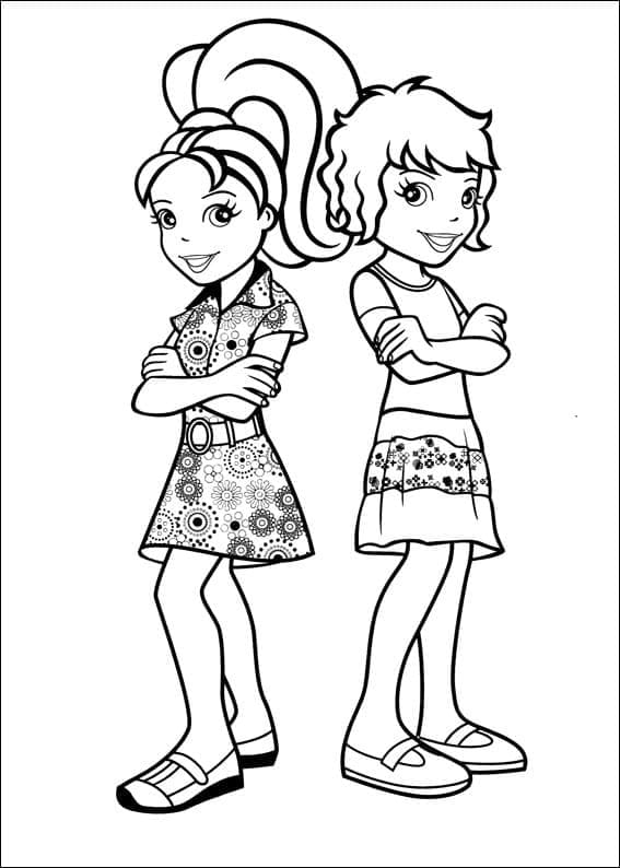 Desenho dePolly Pocket 4 para colorir