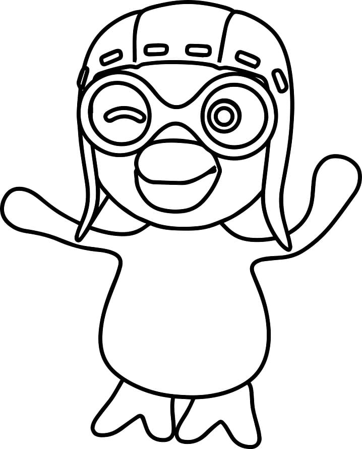 Desenho de Pororo 14 para colorir