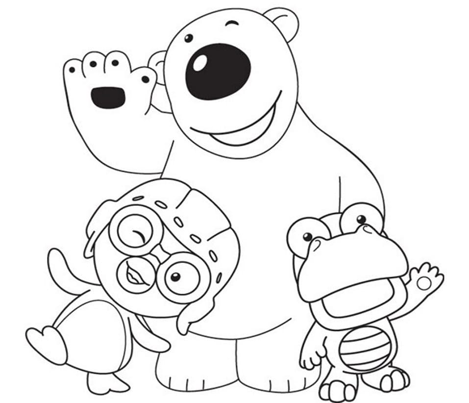 Desenho de Pororo 6 para colorir