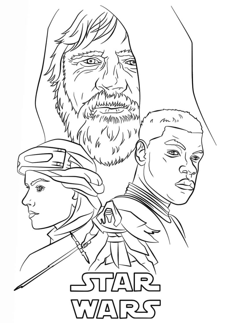 Desenhos de Guerra das Estrelas  (Star Wars) para colorir