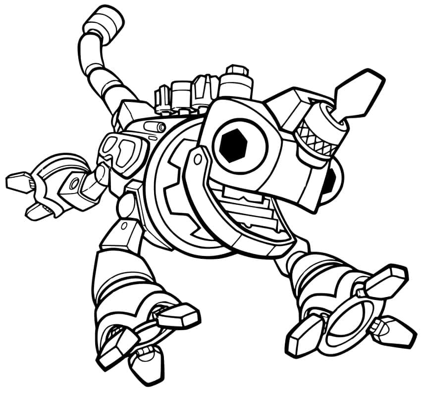 Desenho deRevvit Dinotrux para colorir