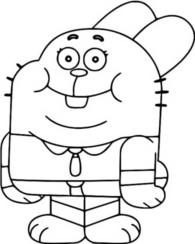 Desenho deRicardo Watterson 3 para colorir