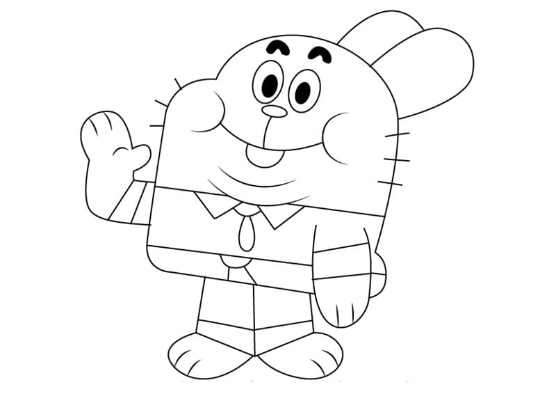 Desenho deRicardo Watterson para colorir