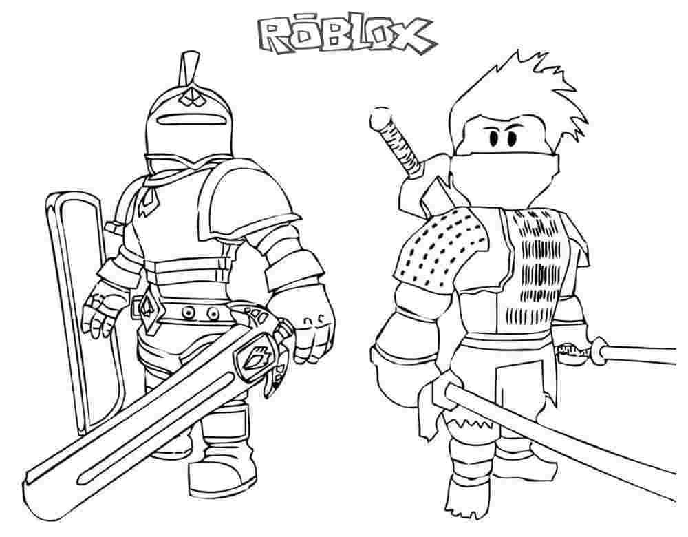 Desenho deRoblox 5 para colorir