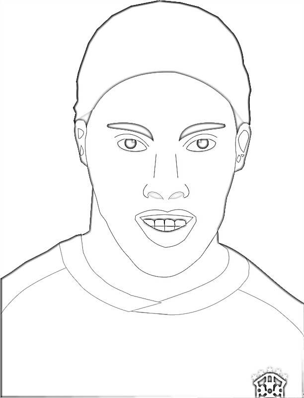 Desenhos de Ronaldinho para colorir