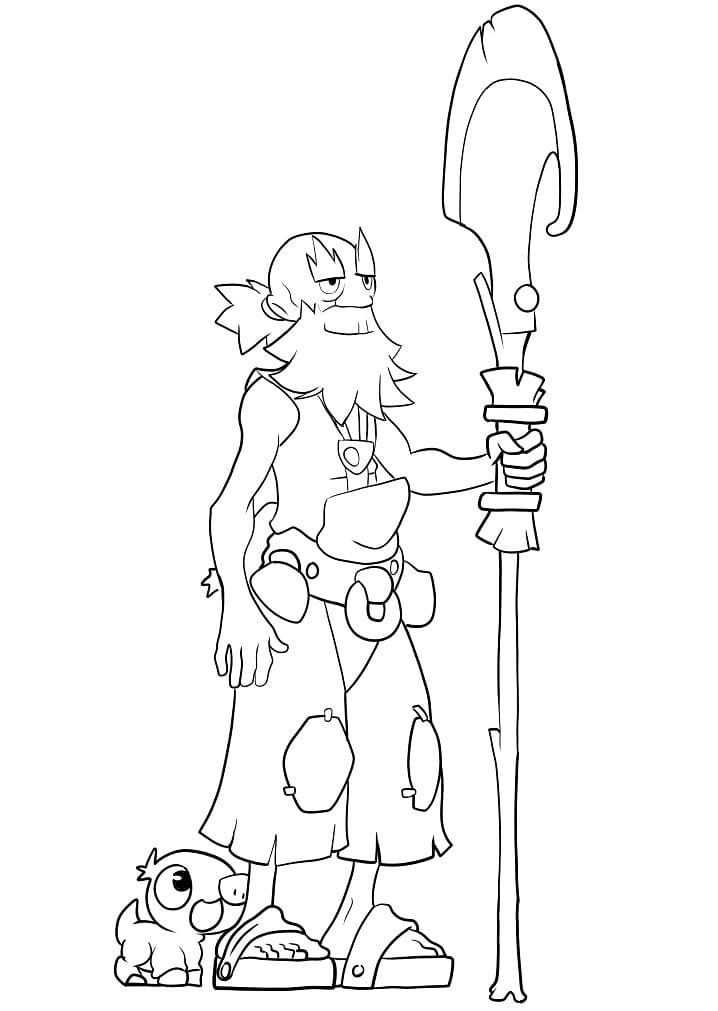 Desenho deRuel Stroud de Wakfu para colorir