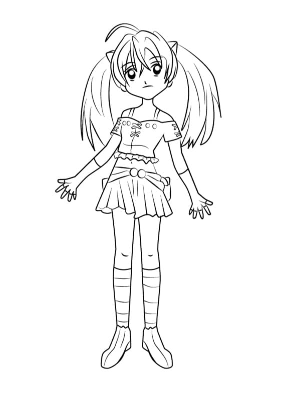 Desenho deRuno Misaki de Bakugan para colorir