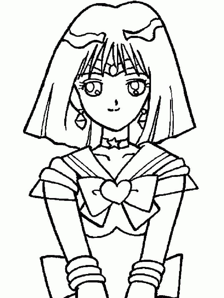 Desenho deSailor Saturn 5 para colorir