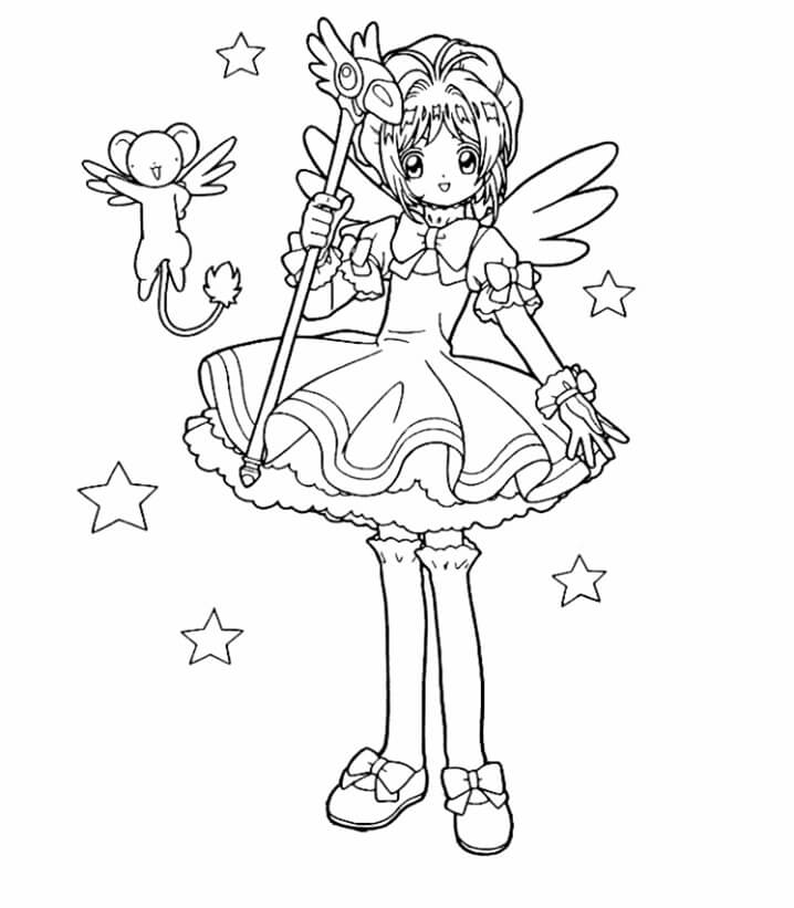 Desenhos de Cardcaptor Sakura para colorir