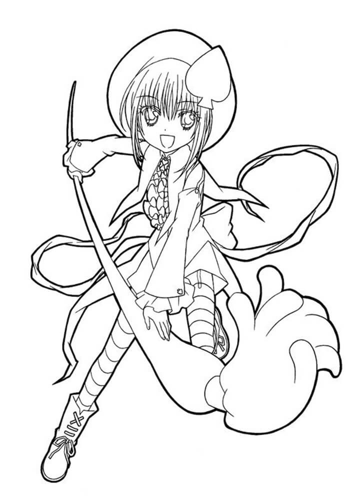 Desenho deSakura Kinomoto para colorir