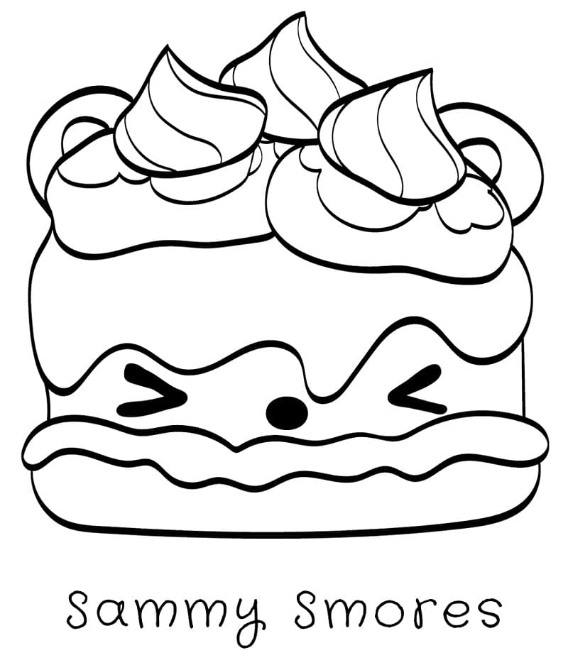 Desenho deSammy Smores Num Noms para colorir