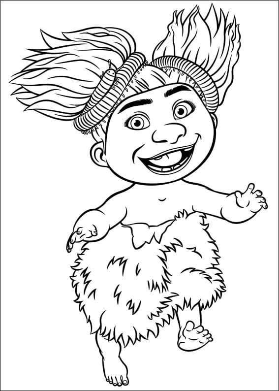 Desenho deSandy de Os Croods para colorir