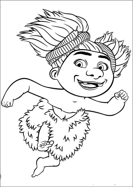 Desenho deSandy Os Croods para colorir