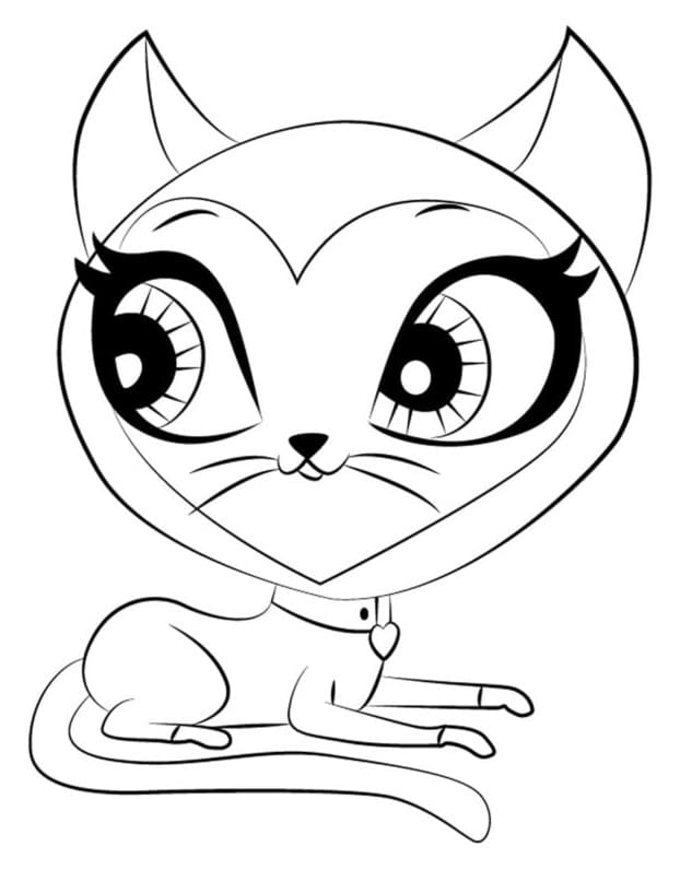 Desenho de Scout Kerry Littlest Pet Shop para colorir