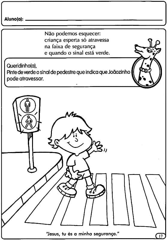 Desenho deSegurança 1 para colorir