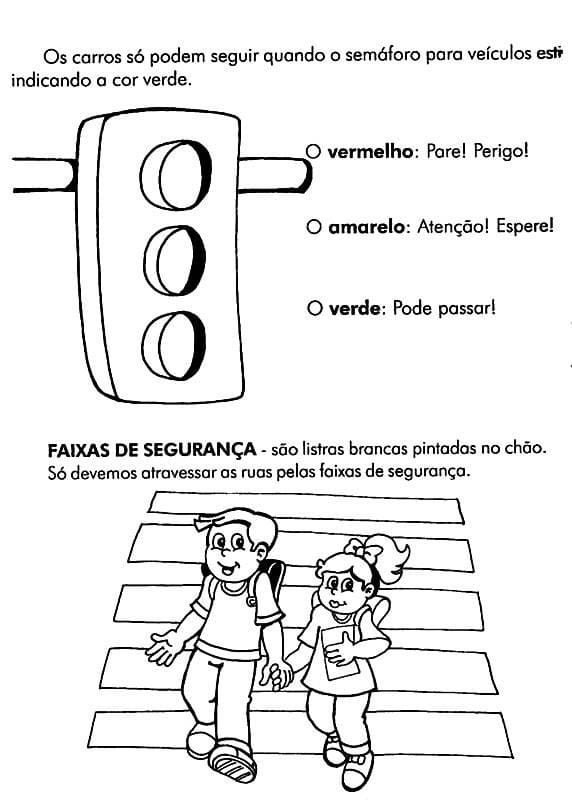 Desenho deSegurança 3 para colorir