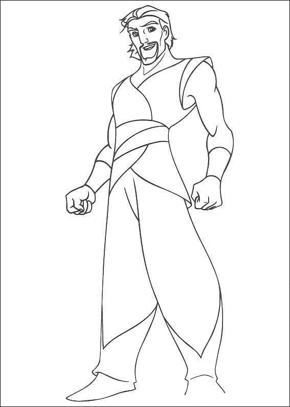 Desenho deSinbad 7 para colorir