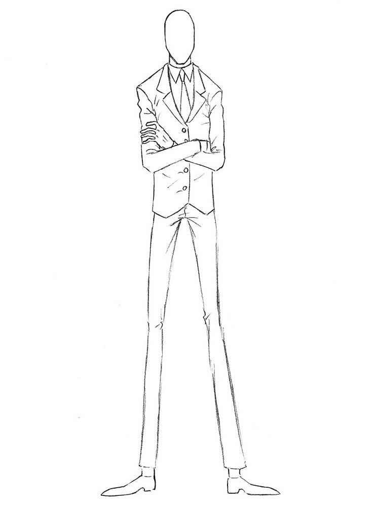 Desenho deSlenderman 6 para colorir