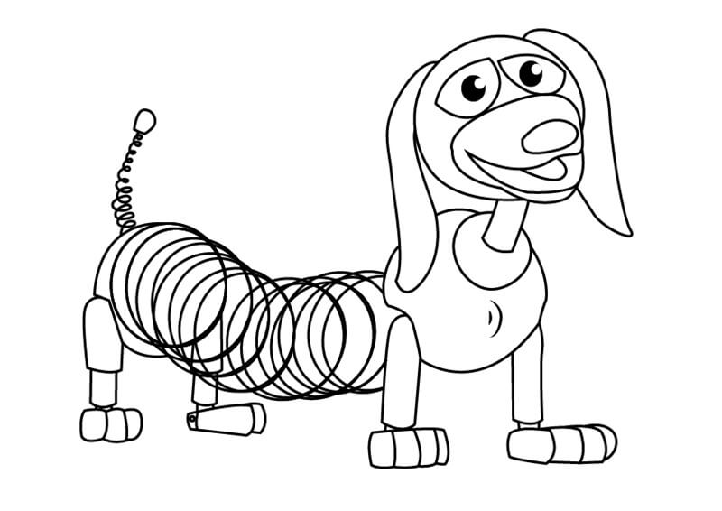 Desenho deSlinky 5 para colorir