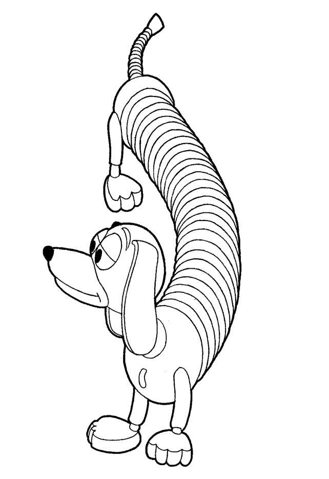 Desenho deSlinky 7 para colorir