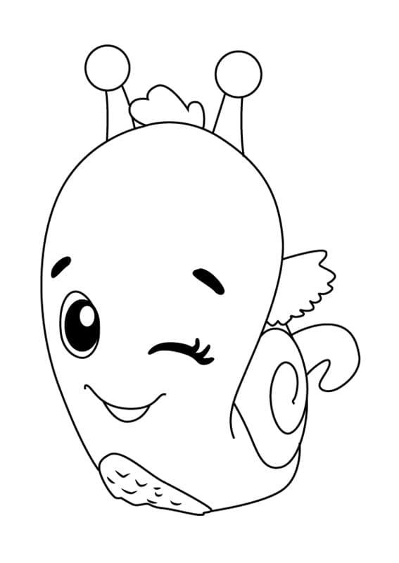 Desenho deSnailtail Hatchimals para colorir