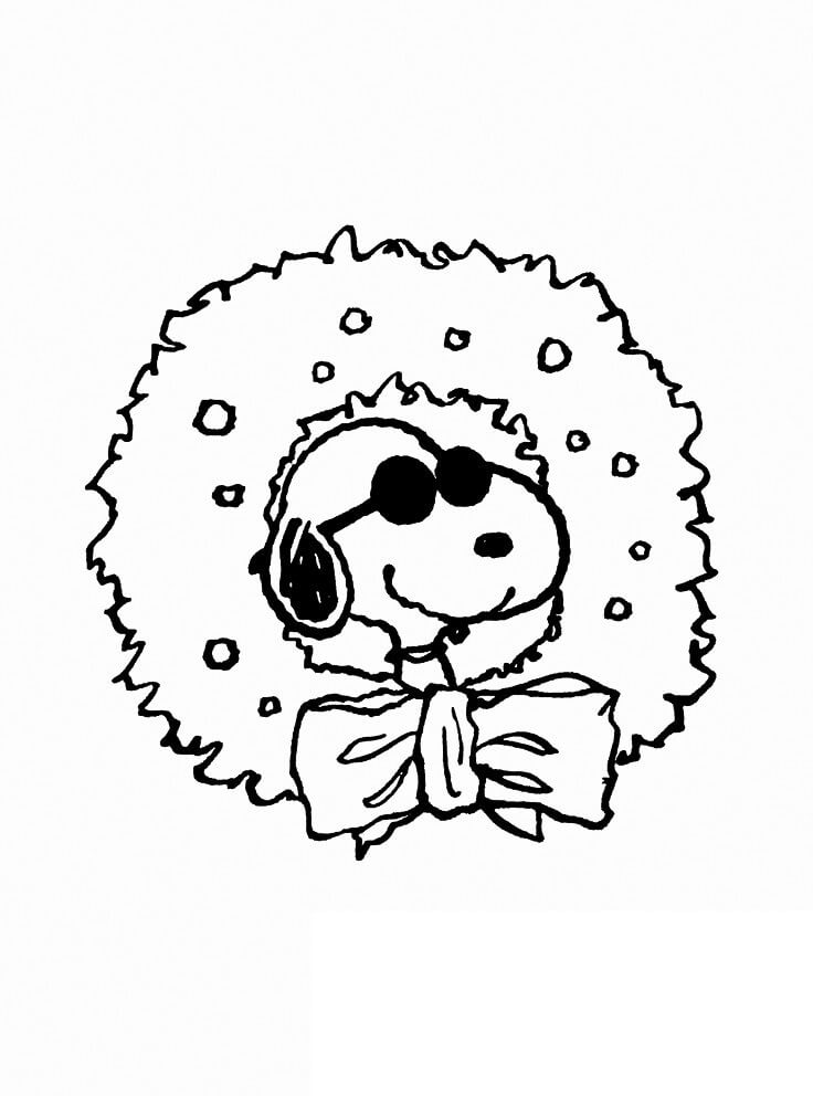 Desenho de Snoopy Fofo 4 para colorir