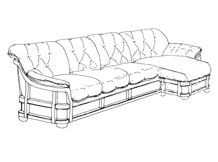 Desenho deSofá Incrível para colorir