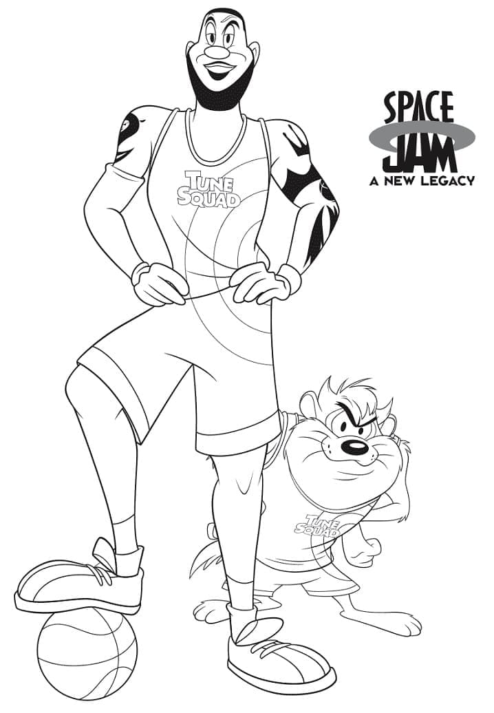 Desenho deSpace Jam 2: Uma Nova Era para colorir