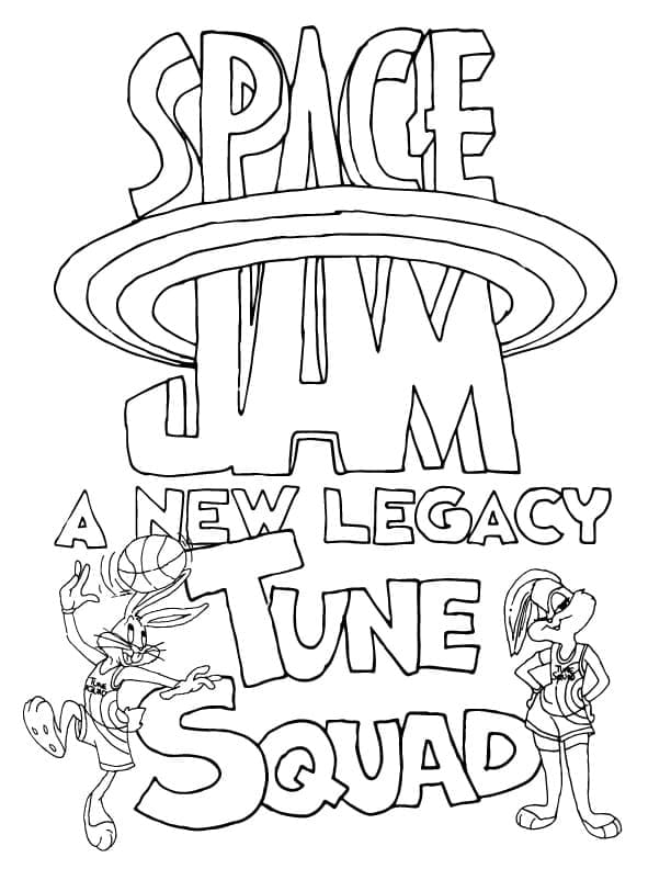 Desenho deSpace Jam Tune Squad para colorir