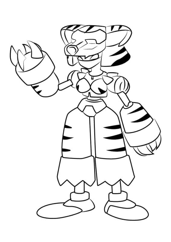 Desenho deSpiritus Medabots para colorir