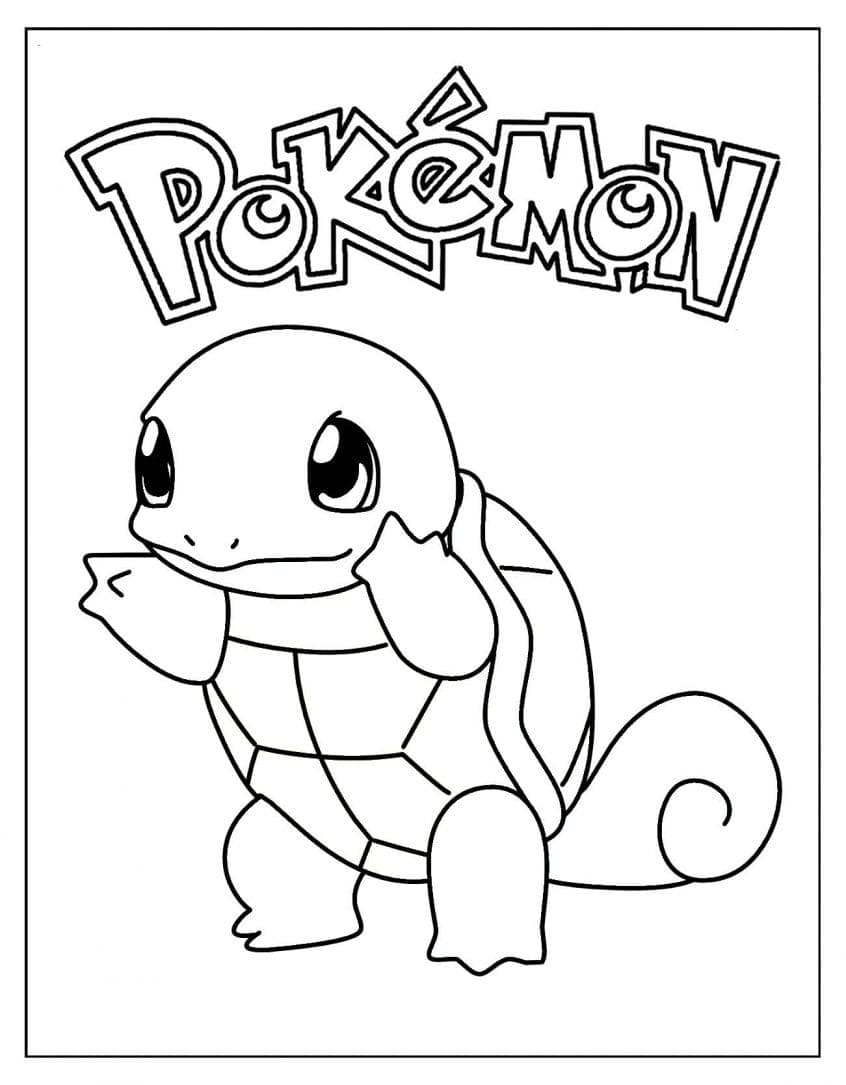 Desenho deSquirtle 11 para colorir