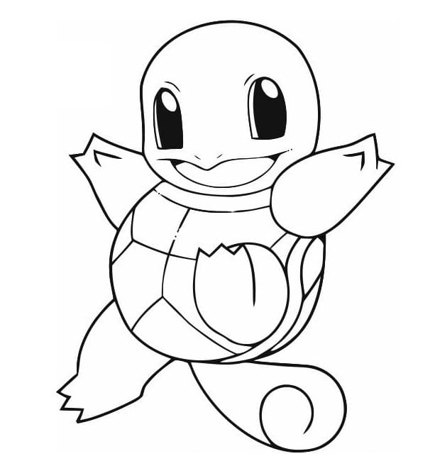 Desenho deSquirtle 2 para colorir