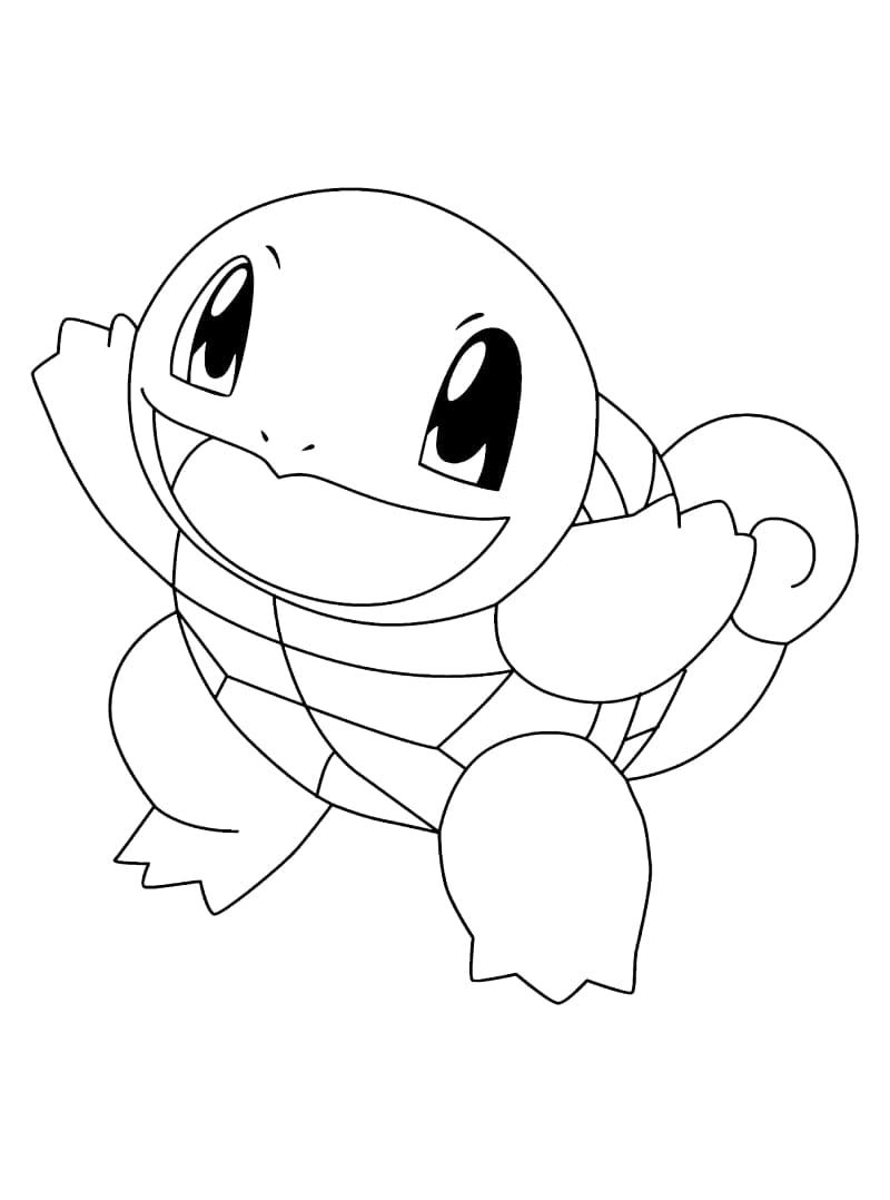 Desenho deSquirtle 4 para colorir