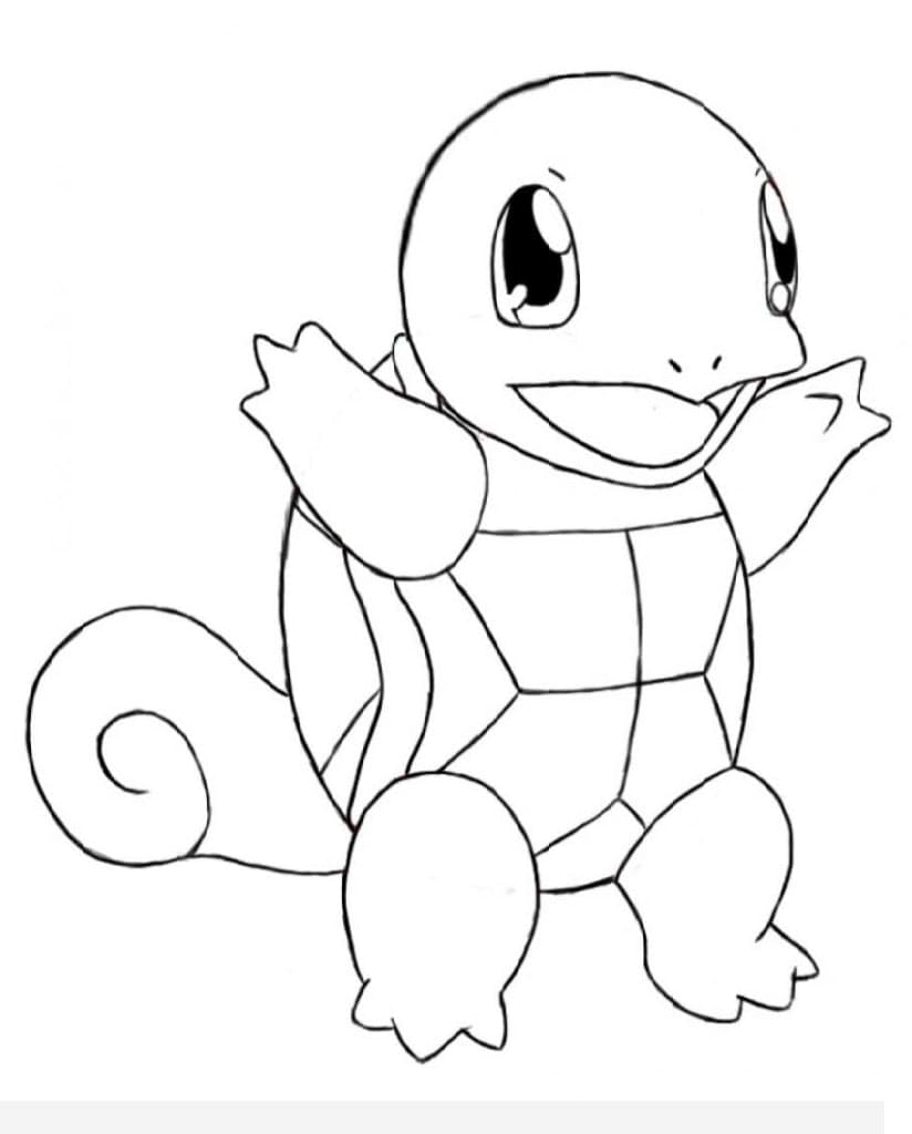 Desenho deSquirtle 5 para colorir